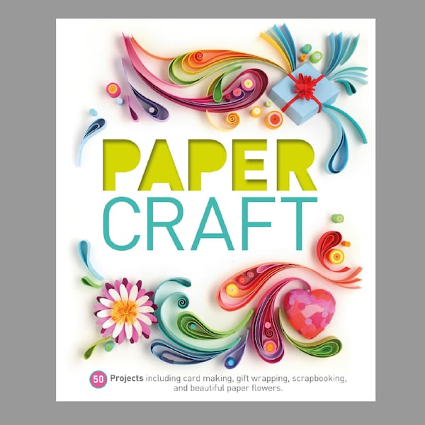 50 Projects Crafts with Paper Quilling Techniques - E-Book Instant Download PDF files