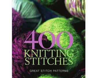 400 Knitting Stitches  Great Stitch Patterns - E-Book Instant Download PDF files