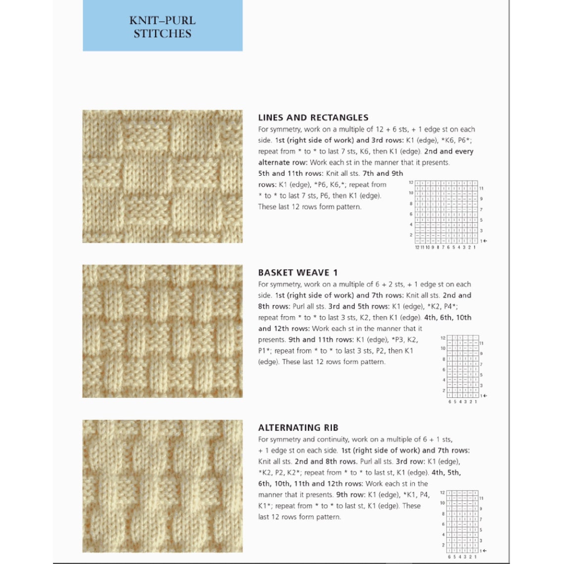 400 Knitting Stitches Great Stitch Patterns E-book Instant - Etsy