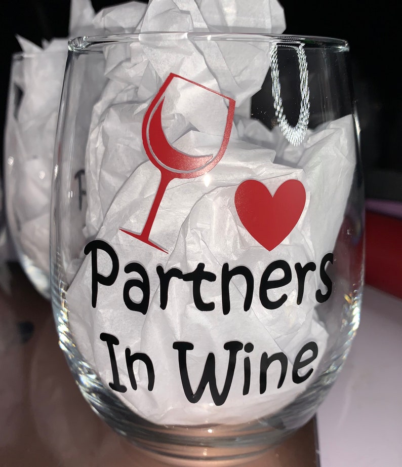 Partners In Wine Glass Set