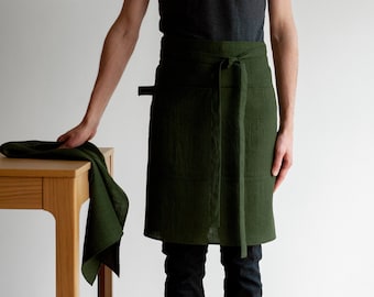 Download Forest Green Apron Etsy