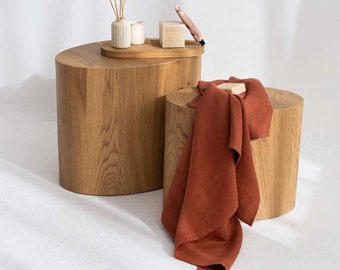 Linen spa towel, Softened bath towel, Bath towel set, Pure linen bath towels, Pre-washed bath towels, Sauna towels, Rust linen bath towels