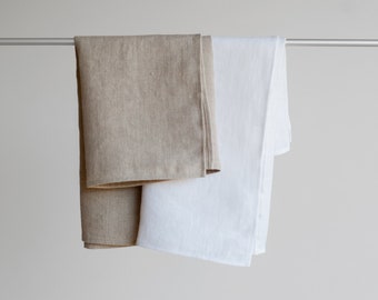Lot de 2 torchons en lin, essuie-mains de cuisine absorbants