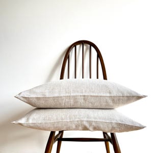 Set of 2 pillow covers, Stonewashed linen pillow covers, Linen pillow shams, Envelope pillow cases, Standard Jumbo Queen King pillow covers