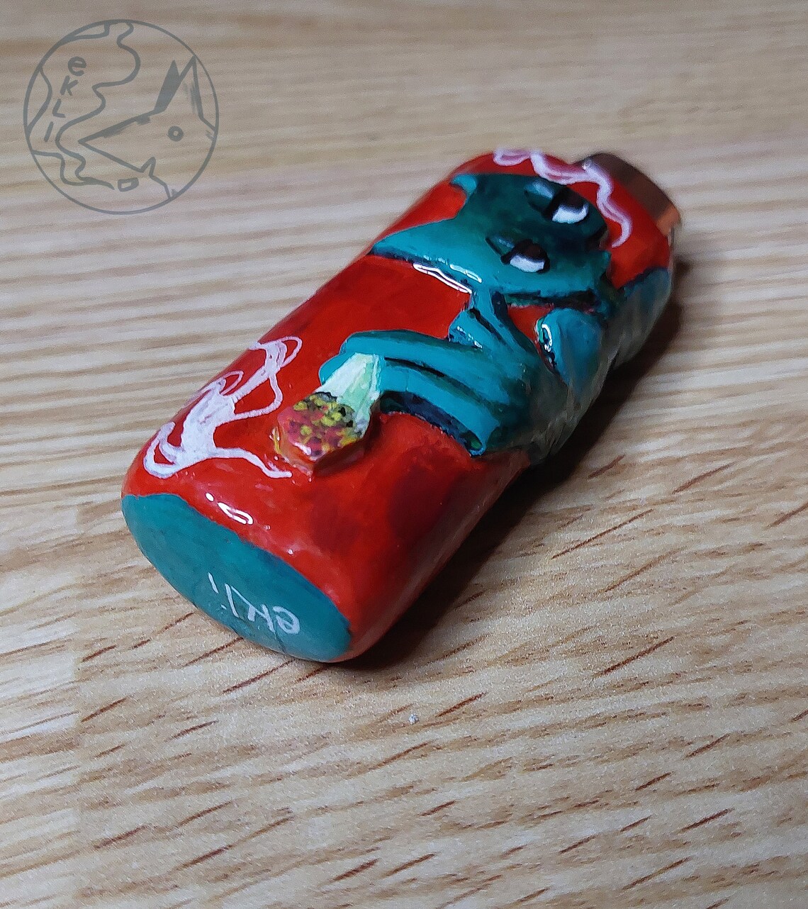 Smoking Cat Clay Lighter Case/holder/decor/sleeve for Bic Etsy