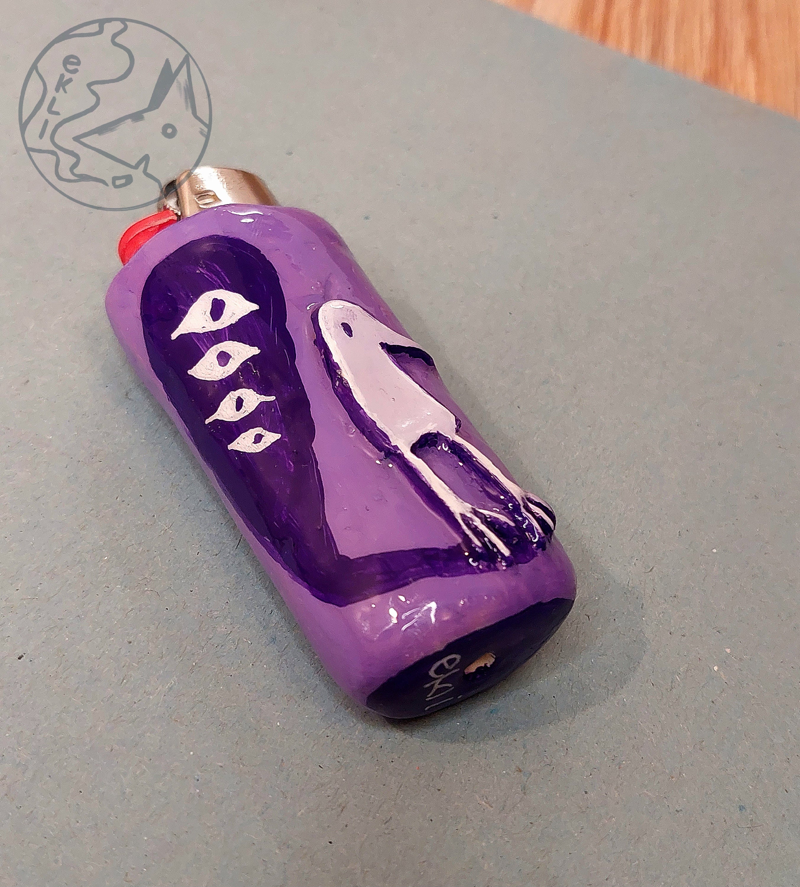 Oyasumi Punpun Clay Lighter Case/holder/decor/sleeve for Bic Maxi