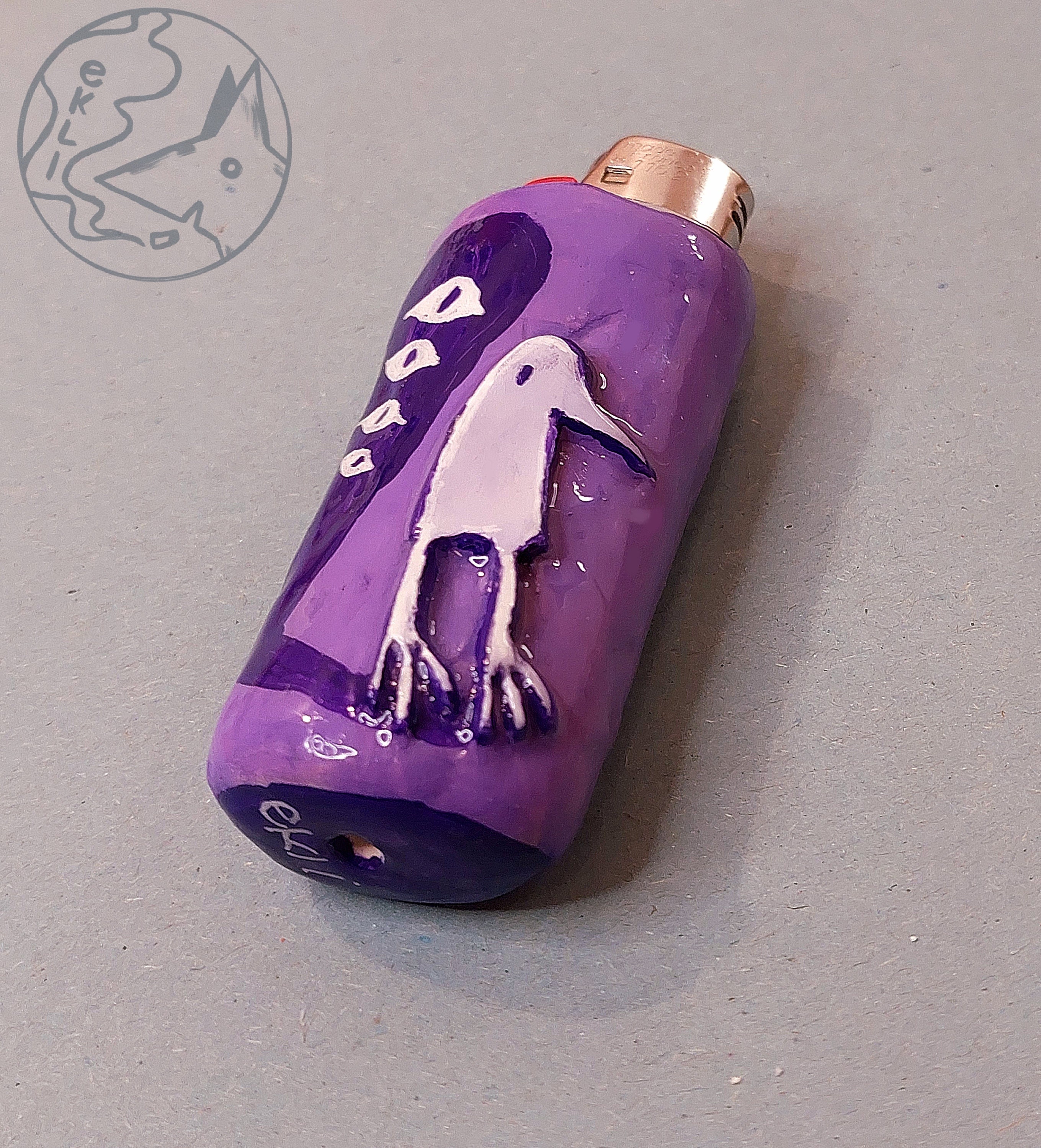 Oyasumi Punpun Clay Lighter Case/holder/decor/sleeve for Bic Maxi