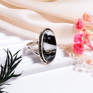 Natural White Buffalo Turquoise Ring, Statement Ring, Handmade Ring, Ring For Women, Pure 925 Sterling Silver Ring, Gift For Her, Birthday