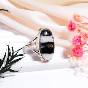 Natural White Buffalo Turquoise Ring, 925 Sterling Silver Ring, Engagement Ring, Green Ring, Handmade Ring, Gemstone Ring, Gift For Women