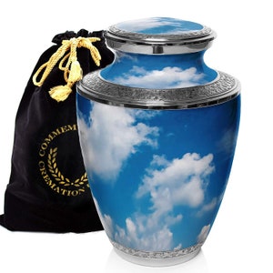 Urns for Human Ashes Large XL Small Cloud Cremation Urns for Adults Keepsakes Urn Urns for Humans & Burial Urns for Ashes Adult Urns