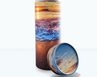 Scattering Tube Eco Friendly & Biodegradable Urn Burial Urn for Ashes - Burial Urns for Cremated Remains - Scattering Tubes for Human Ashes
