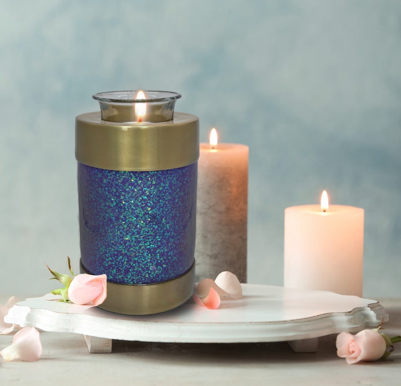 Cosmic Shimmering Light Cremation Urn Urns for Human Ashes Etsy