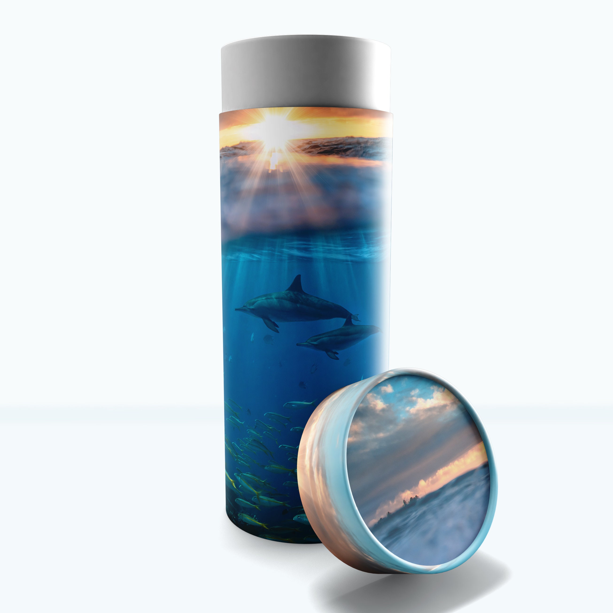 Scattering Tube Eco Friendly & Biodegradable Urn Burial Urn for Ashes - Burial Urns for Cremated Remains - Scattering Tubes for Human Ashes