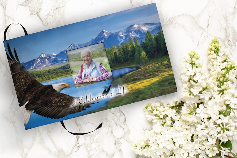 Bald Eagle Cremation Urns for Human Ashes Large XL Small Cremation Urns for Adults Keepsakes Urn Urns for Humans & Burial Urns for Ashes Matching Guestbook