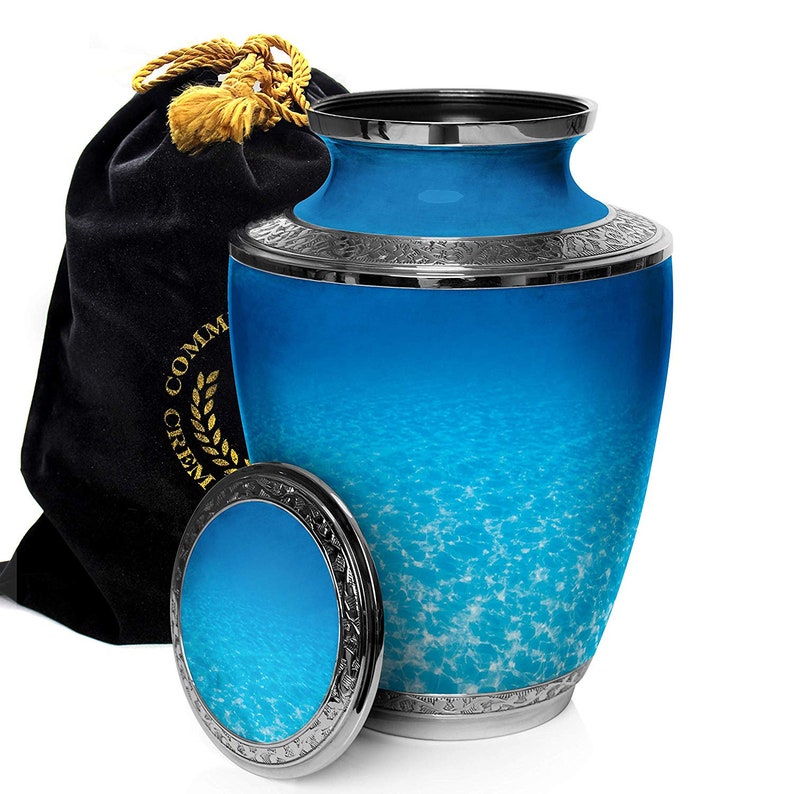 Ocean Tranquility Cremation Urn Urns for Human Ashes Etsy