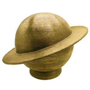 Planet-urn voor menselijke as: met de hand gegraveerd aluminium, discreet deksel