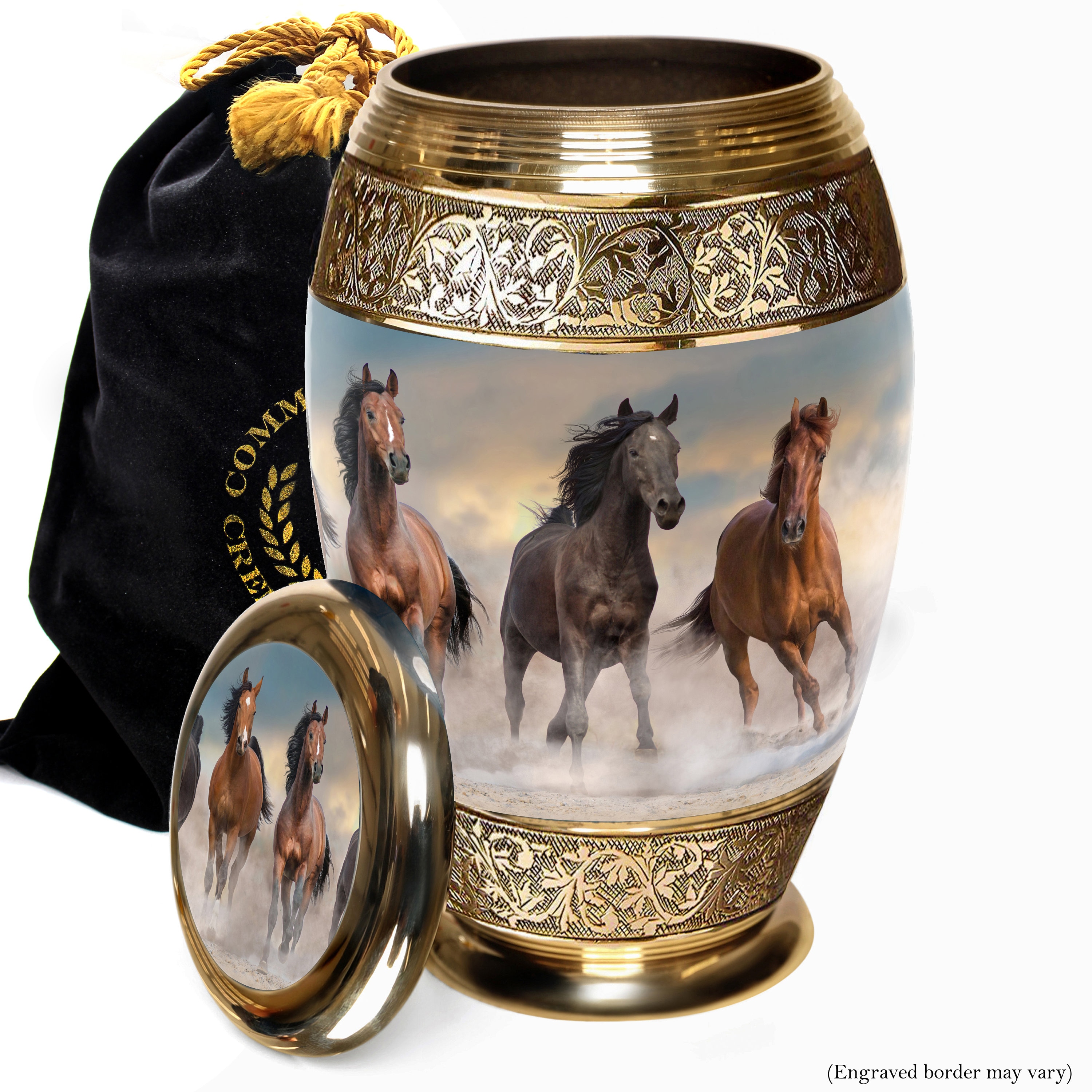 Wild Horses Cremation Urn Urns for Human Ashes Cremation Etsy
