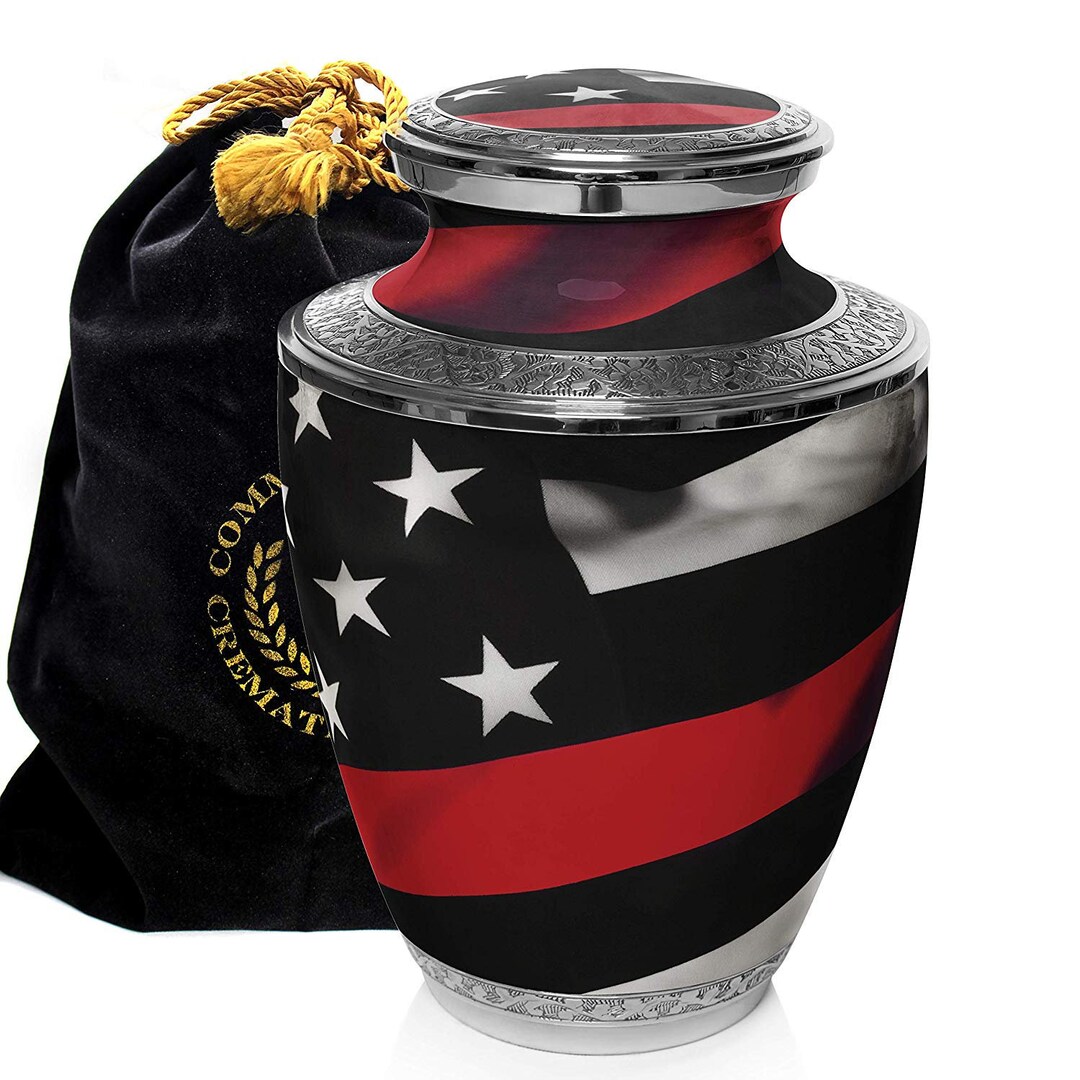 Firefighter Cremation Urns for Human Ashes Large XL Small Cremation