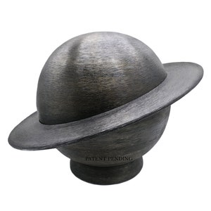 Planet-urn voor menselijke as: met de hand gegraveerd aluminium, discreet deksel