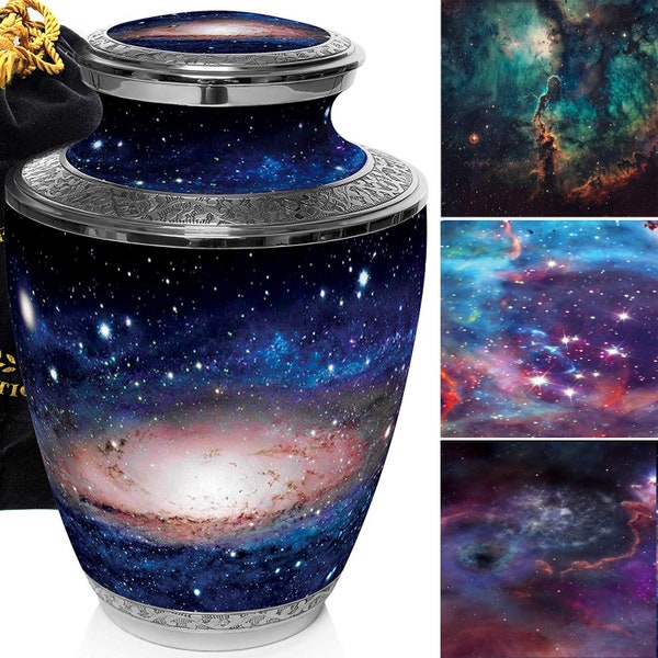 Urns for Human Ashes Large XL Small Milky Way Cremation Urns for Adults Keepsakes Urn Urns for Humans & Burial Urns for Ashes