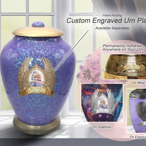 Cosmic Shimmering Light Cremation Urn, Urns for Human Ashes, Cremation Urns for Adults, Cremation Urn Human image 7