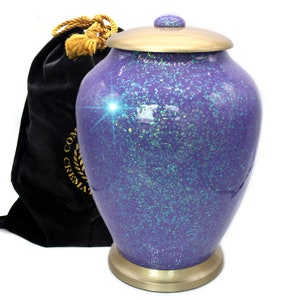 Cosmic Shimmering Light Cremation Urn, Urns for Human Ashes, Cremation Urns for Adults, Cremation Urn Human image 3