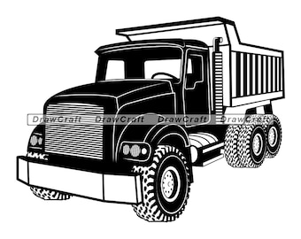 Download Dump Truck Svg Etsy