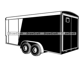 Free Free 168 Pickup Truck And Trailer Svg SVG PNG EPS DXF File