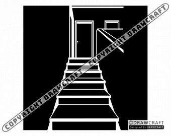 Staircase Svg Etsy