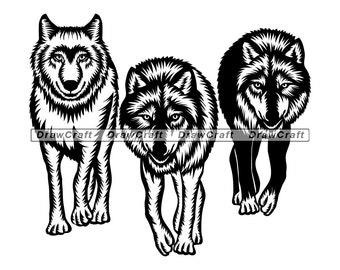 Download Baby Wolf Svg Dxf Etsy