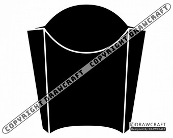 French Fry Box Svg Etsy