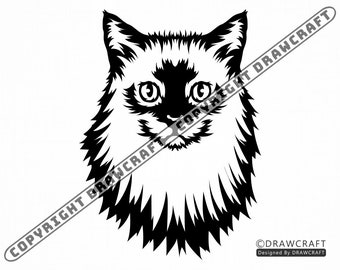 Download Ragdoll Cat Svg Etsy PSD Mockup Templates