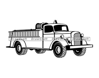 Download Fire Truck Svg Etsy