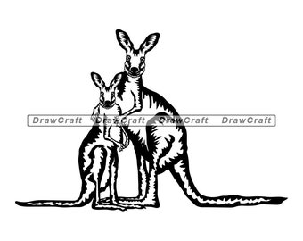 Download Baby Kangaroo Svg Etsy