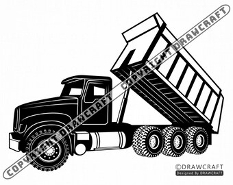 Download Dump Truck Svg Etsy SVG Cut Files