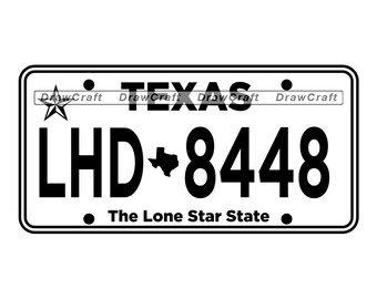 Download License Plate Svg Etsy