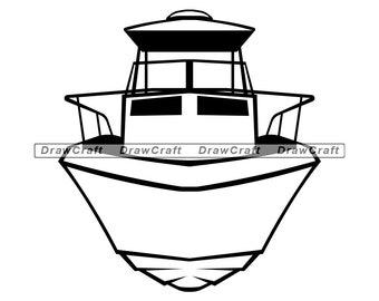 Download Fishing Boat Svg Etsy