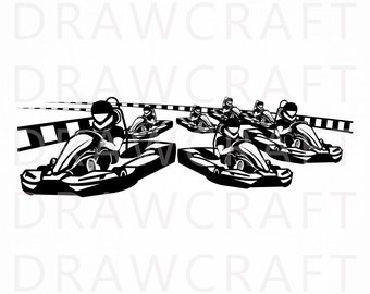 Go Kart Svg Etsy