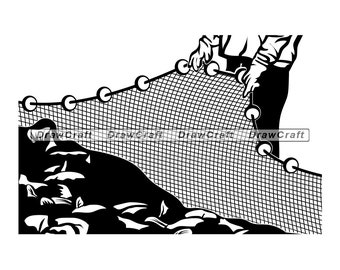 Download Fish Net Svg Etsy