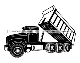 Dump Truck Svg Etsy