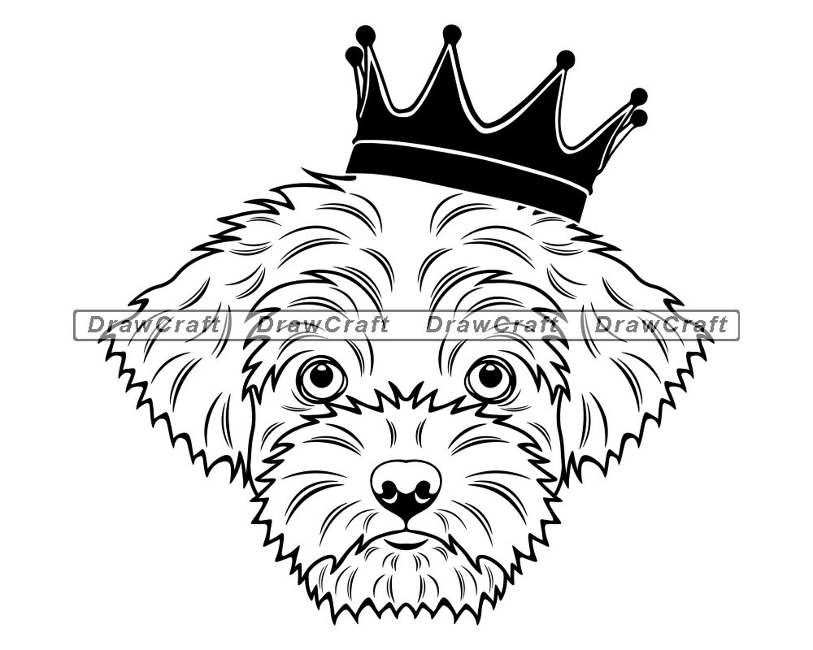 Shorkie in Crown SVG King Shorkie SVG Dog Svg Shorkie Cut | Etsy