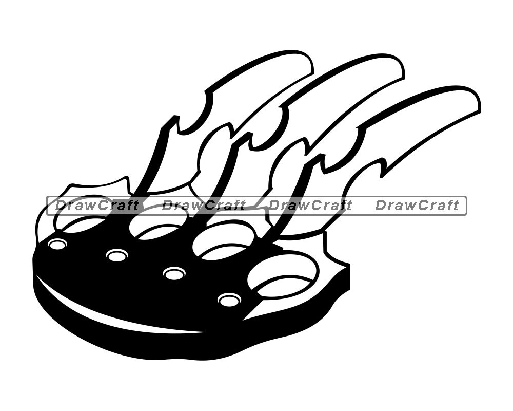 Claw Weapon Svg Weapon Svg Martial Arts Svg Ninja Svg Claw Etsy