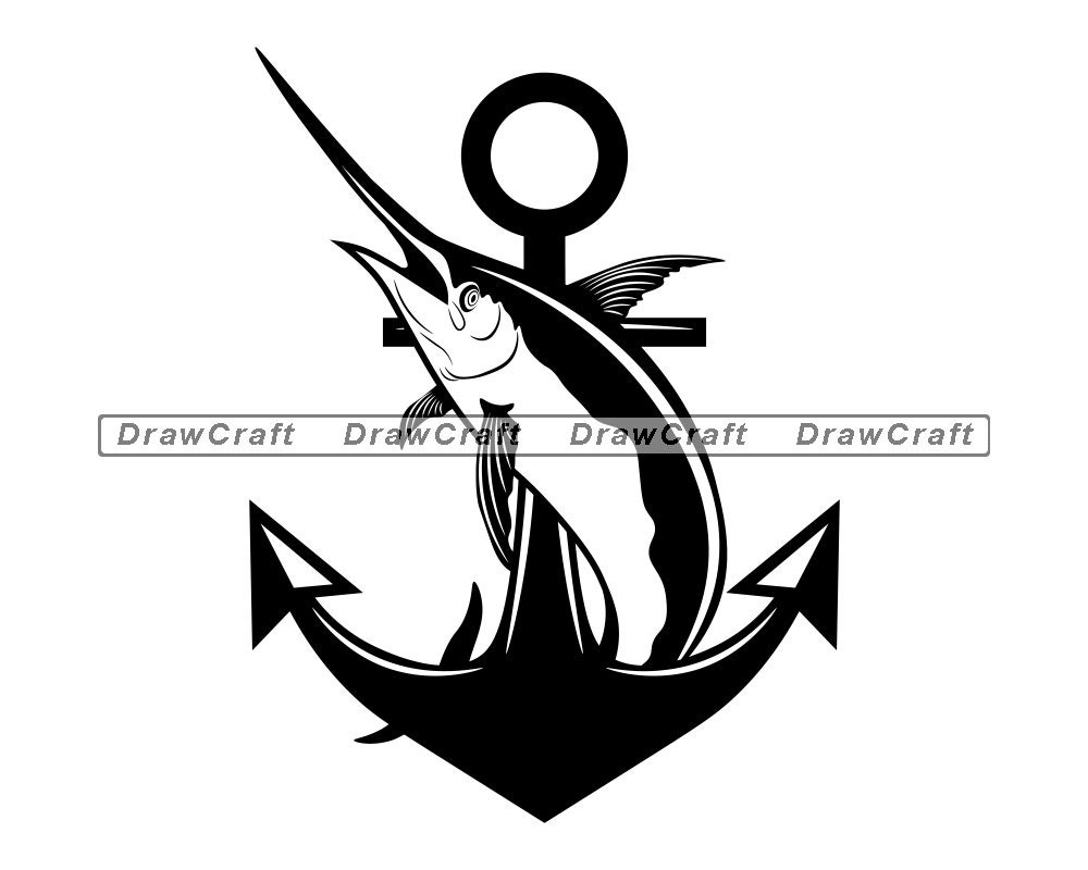 Swordfish 4 Svg Swordfish Logo Svg Swordfish Fishing Svg Etsy