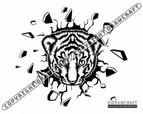 Download Smashing Baby Logo Svg Tiger Svg Animal Logo Svg Tiger Cut Etsy