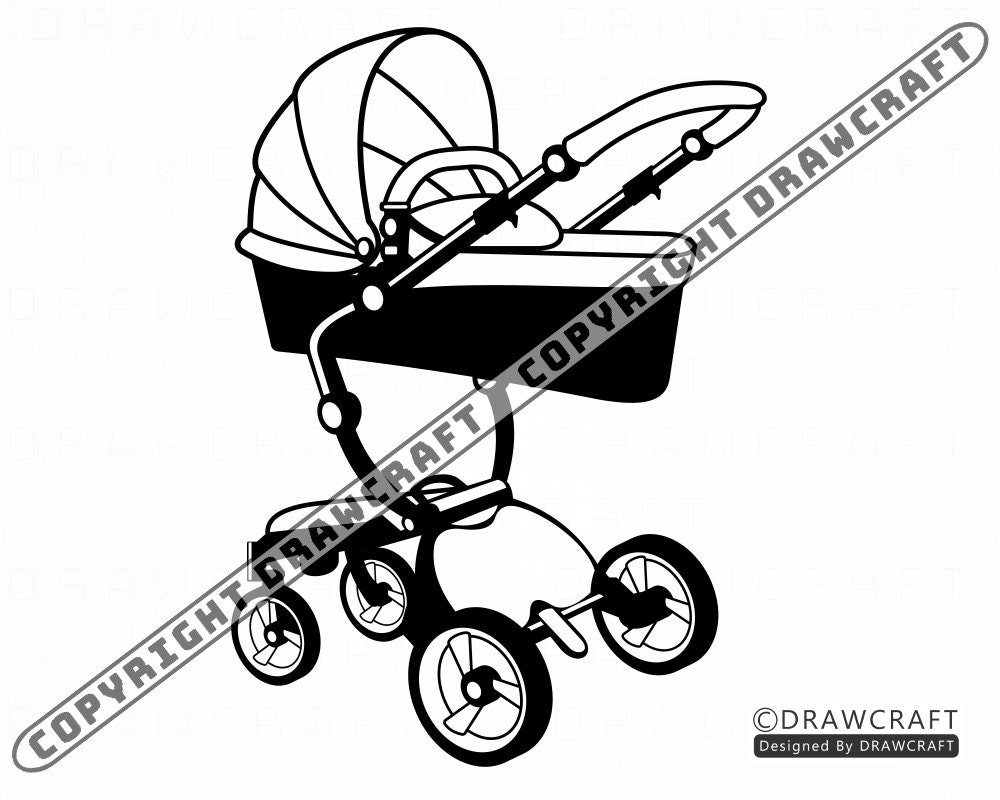 Download Baby Stroller Svg Stroller Svg Baby Carriage Svg Stroller | Etsy