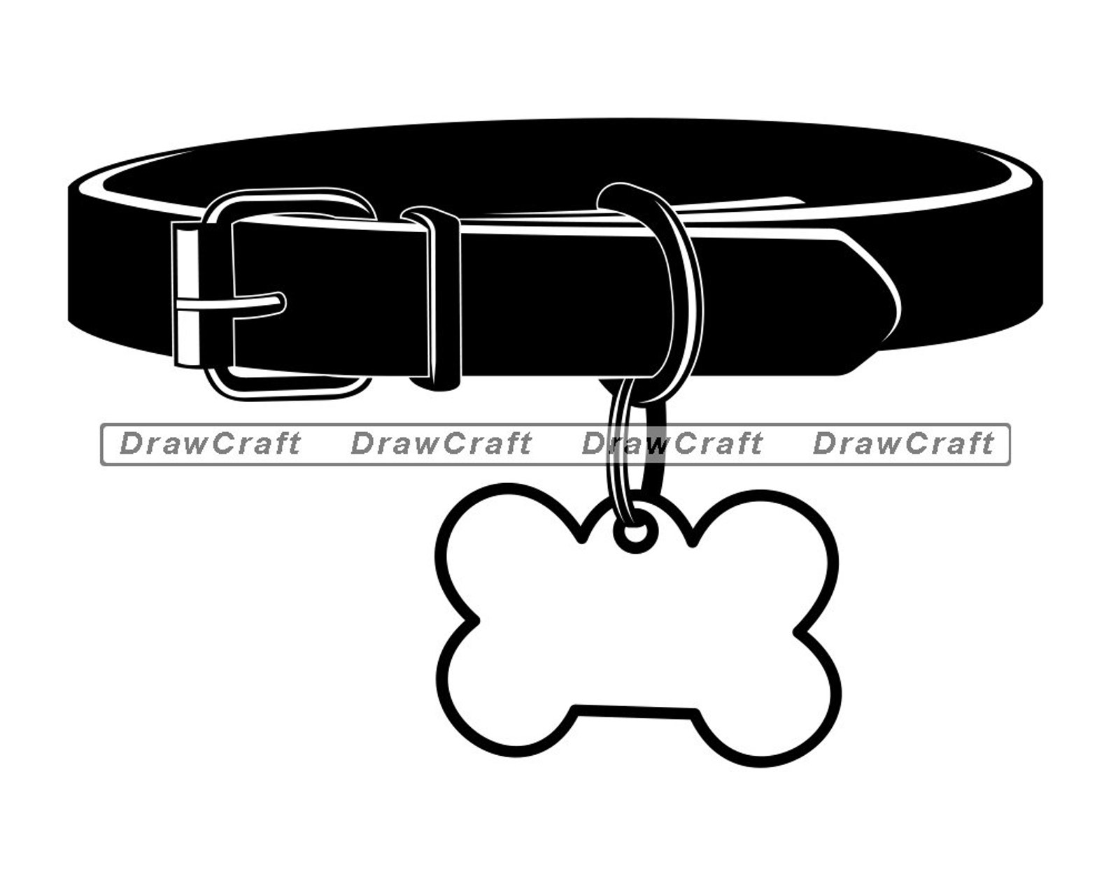 Dog Collar Svg Pet Collar Svg Dog Collar Cut Files Dog Etsy