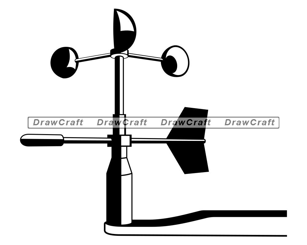 Anemometer Svg Anemometer Cut Files Anemometer Files for Etsy Canada