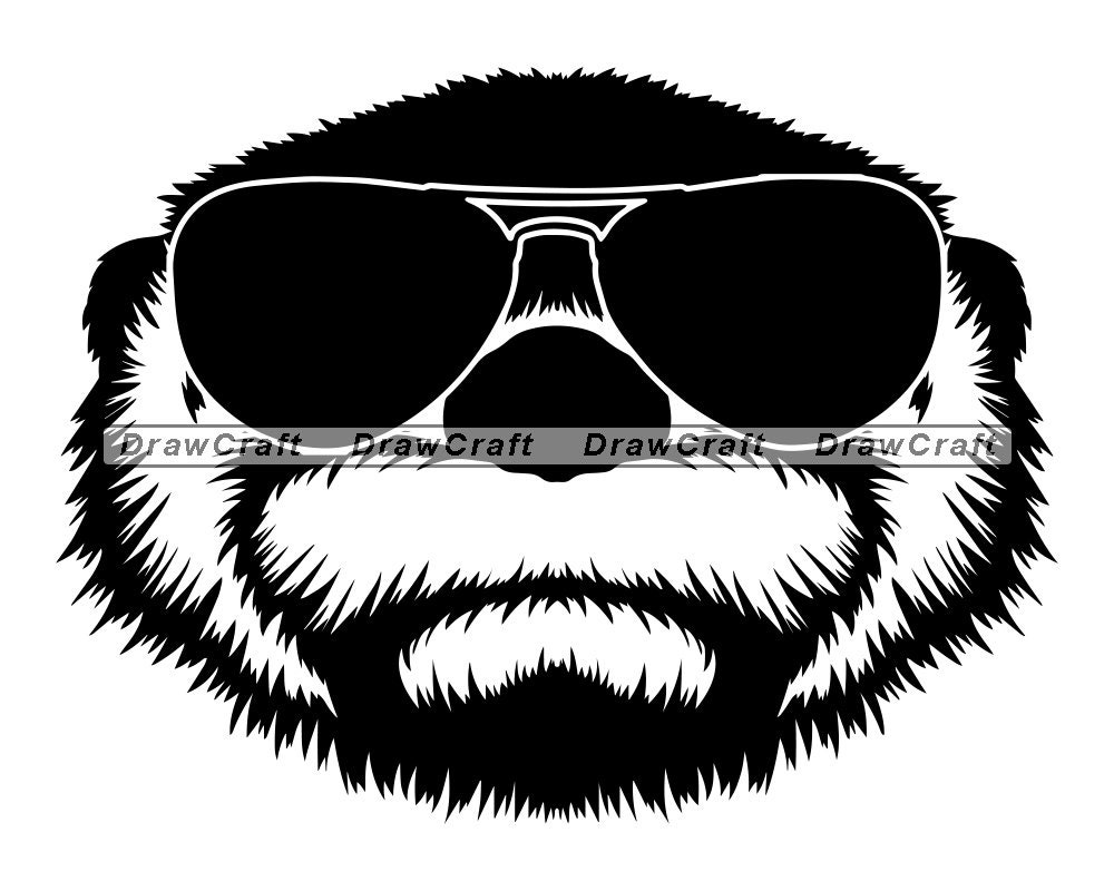 Otter In Sunglasses 2 SVG Otter SVG Cool Otter Svg Otter | Etsy