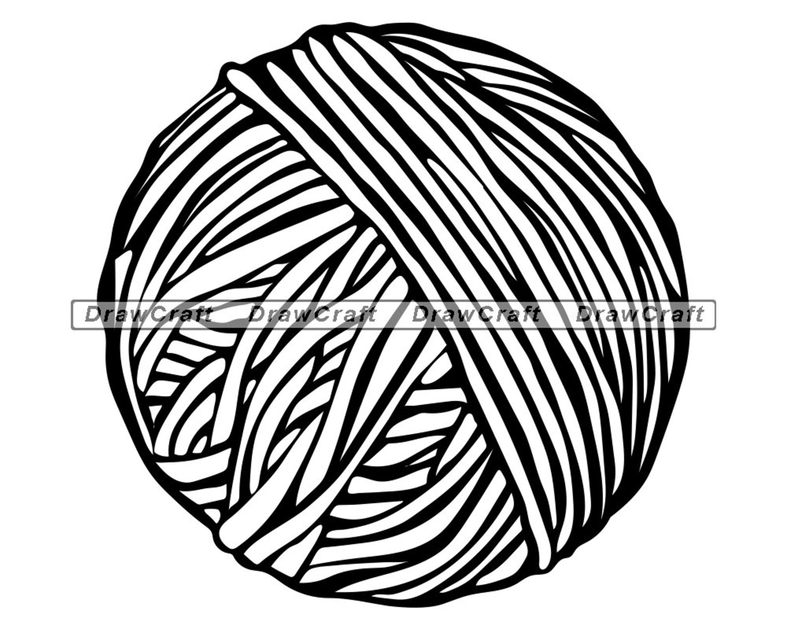 Yarn Svg Knitting Svg Yarn Cut Files Yarn Files for Cricut | Etsy