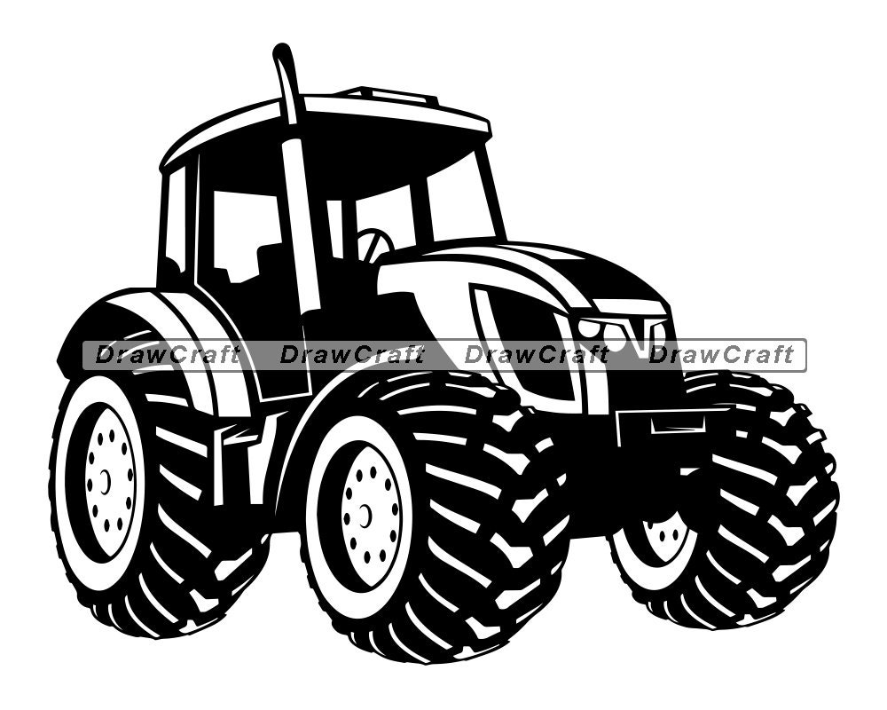Farm Tractor Svg Tractor Svg Tractor Cut Files Tractor | Etsy
